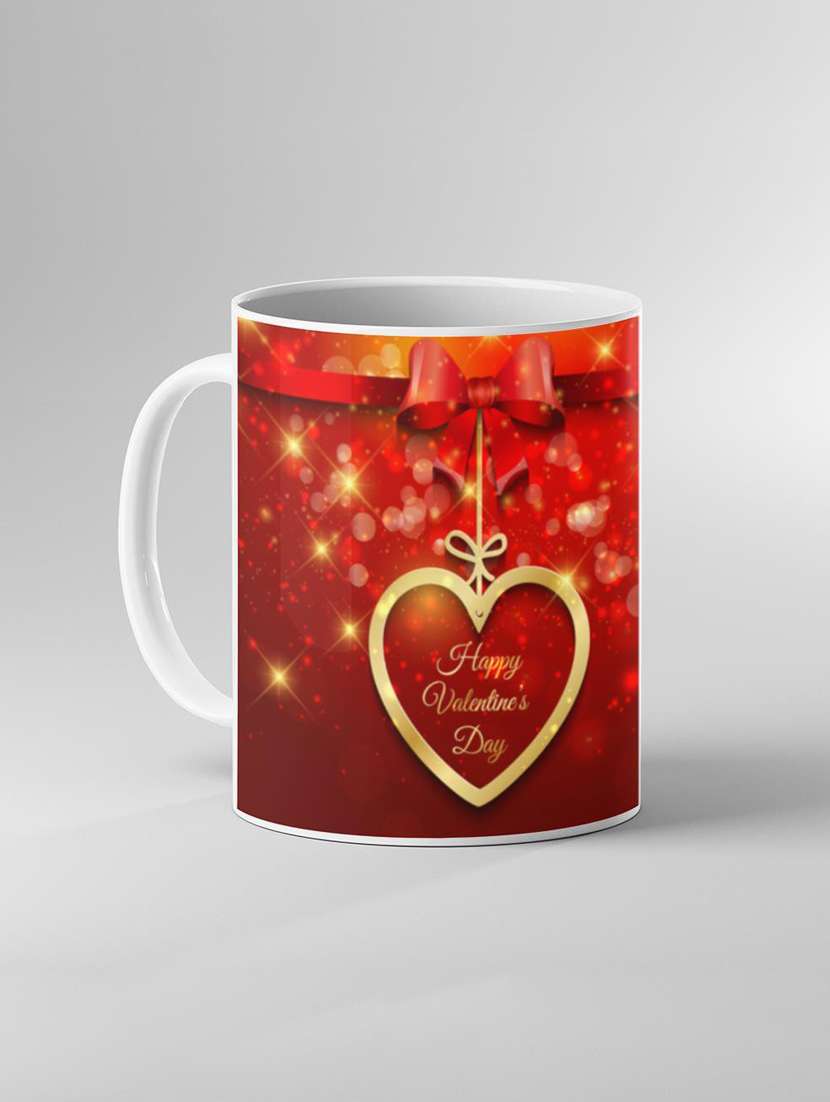 valentine's printed coffee mug