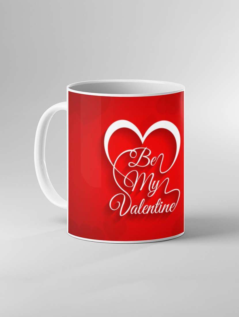 valentine's printed coffee mug