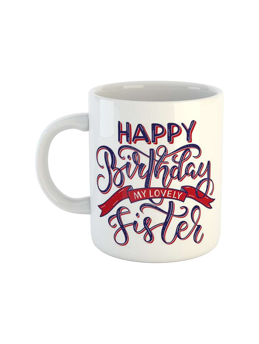 birthday printed coffee mug
