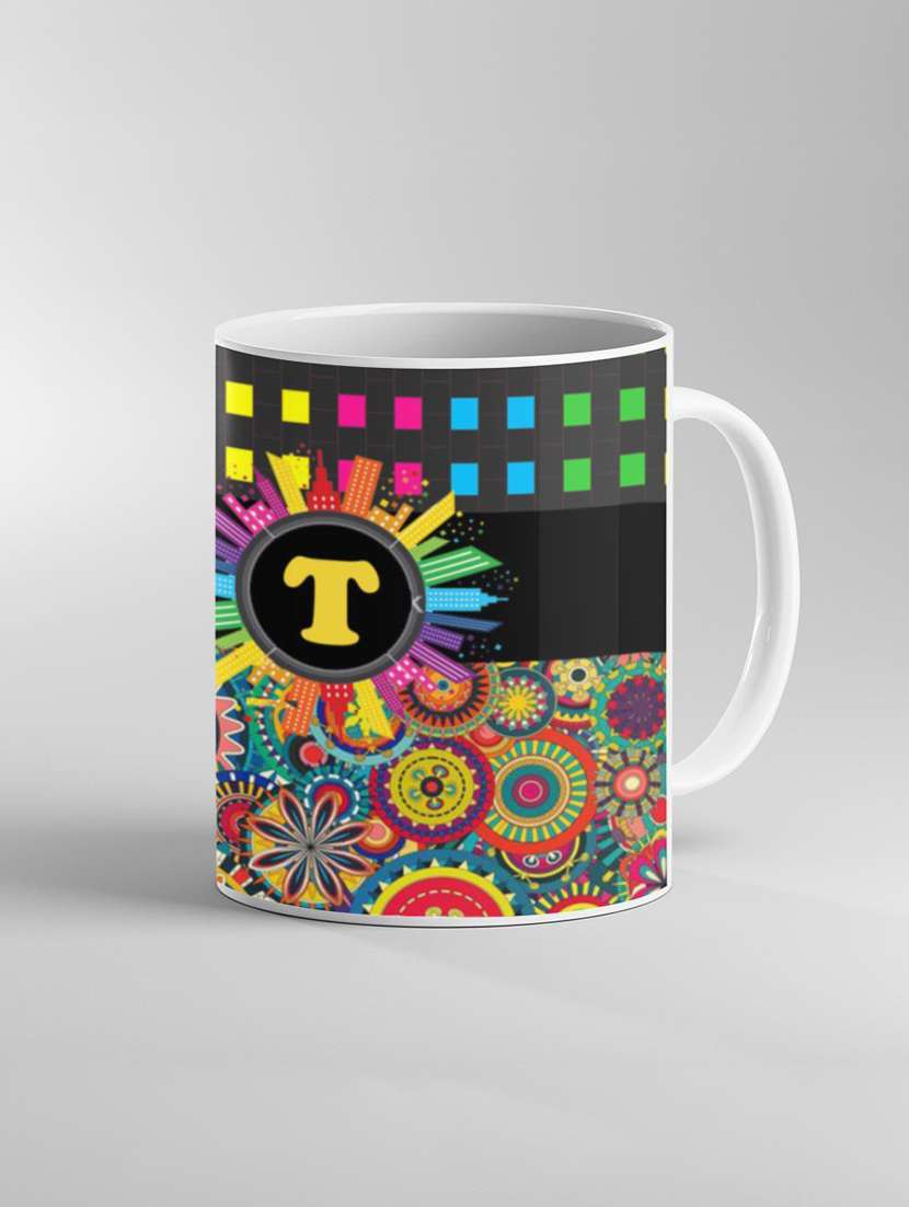 multi coloured printed coffee mug - 19260162 -  Standard Image - 2