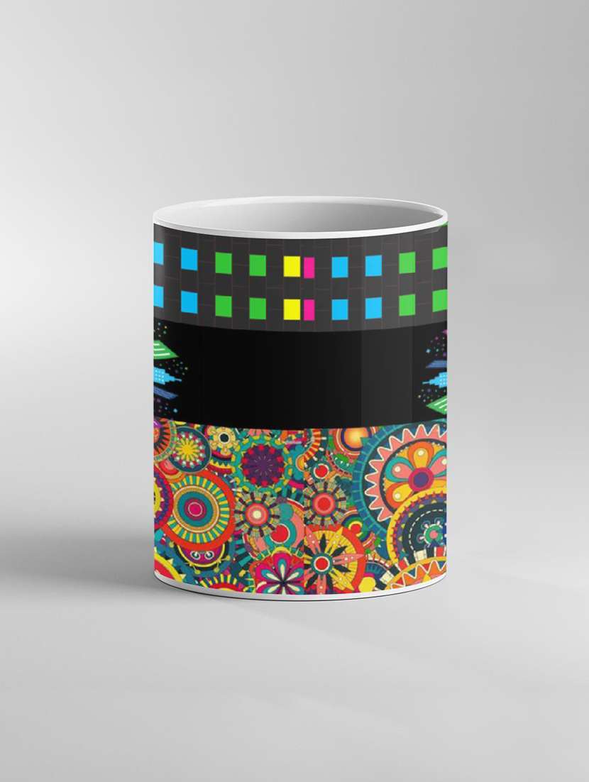 multi coloured printed coffee mug - 19260191 -  Standard Image - 2