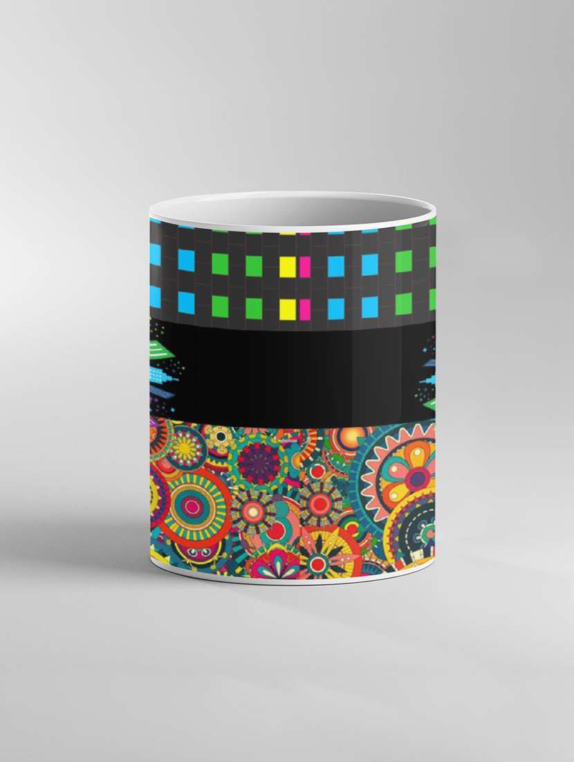 multi coloured printed coffee mug - 19260212 -  Standard Image - 2