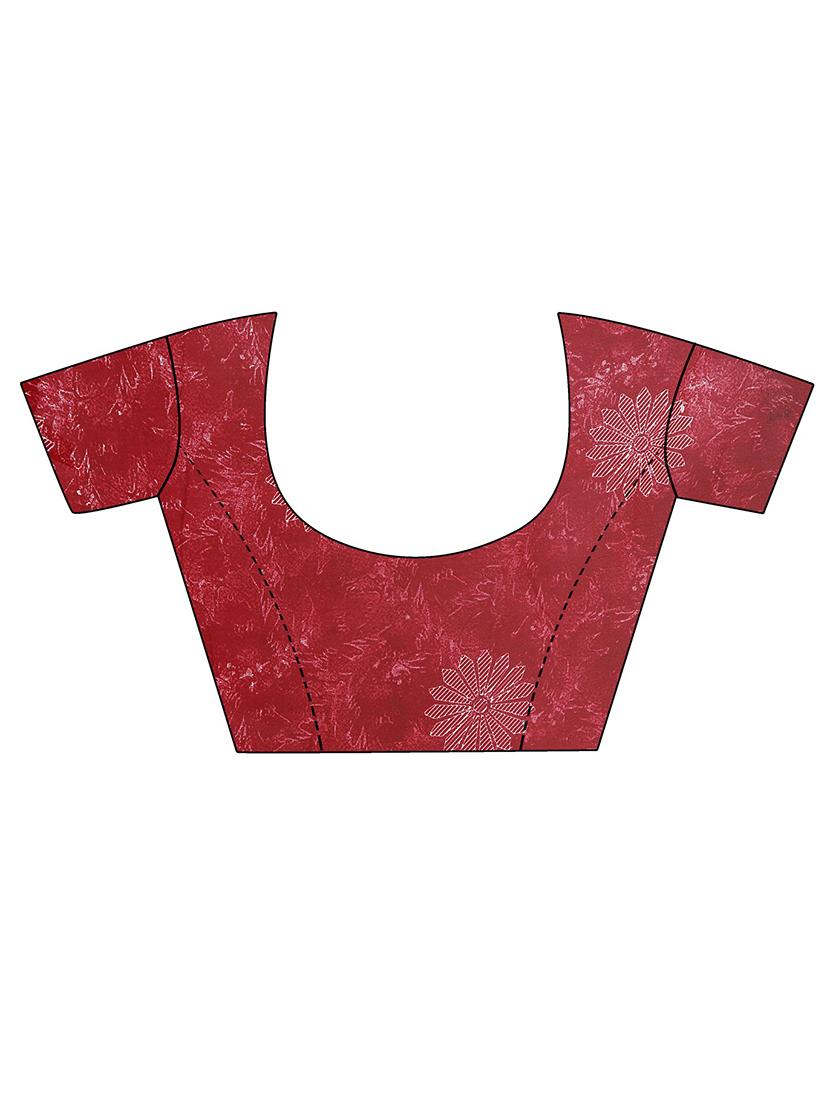 printed bollywood saree with blouse - 19263268 - Standard Image - 2