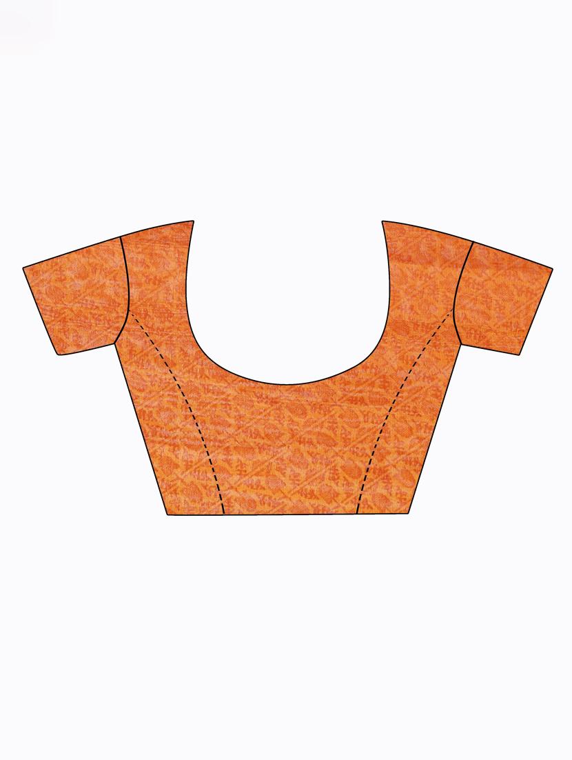 printed bollywood saree with blouse - 19263282 - Standard Image - 2