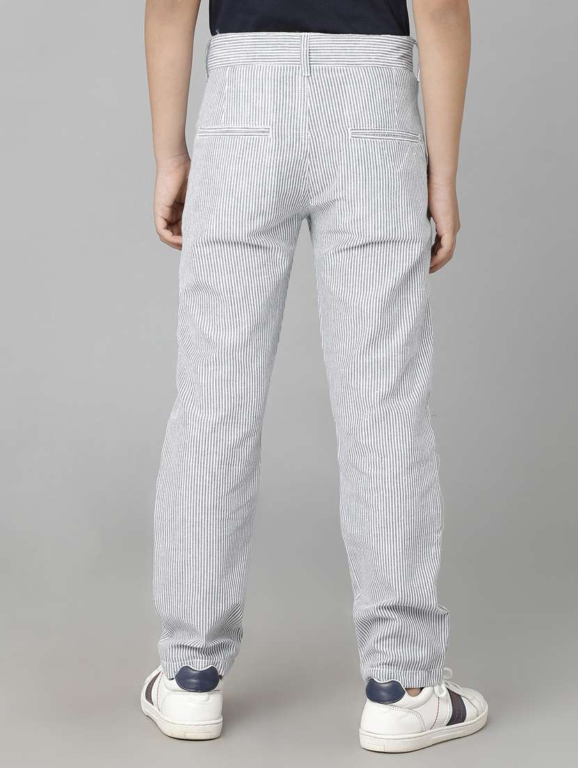 blue striped casual trouser - 19263417 -  Standard Image - 2