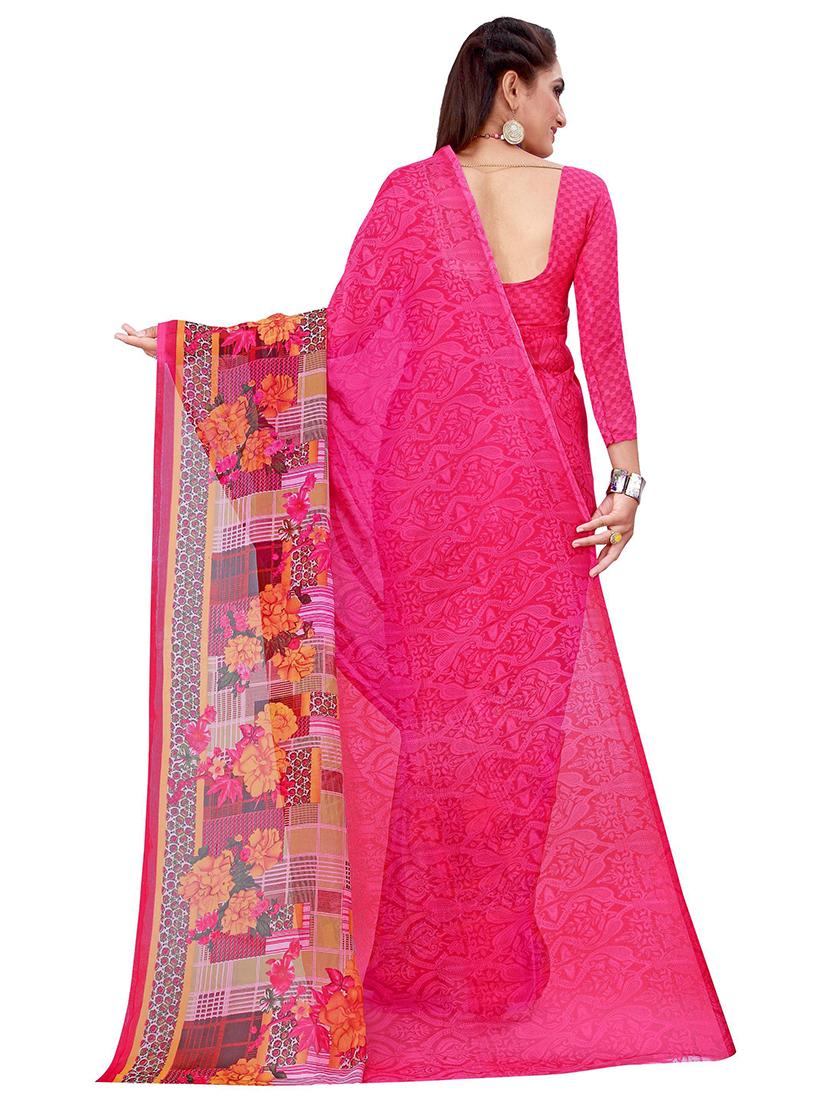 women's saree combo with blouse - 19264941 - Standard Image - 2