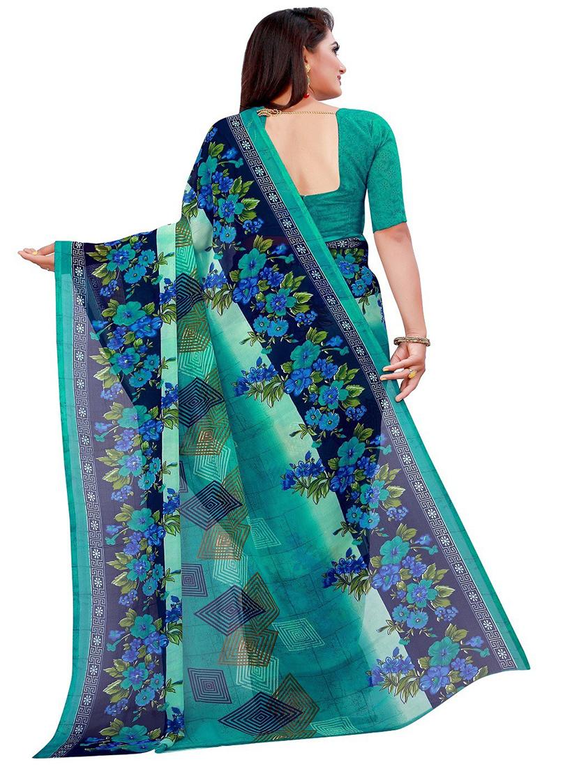 women's saree combo with blouse - 19264971 - Standard Image - 2