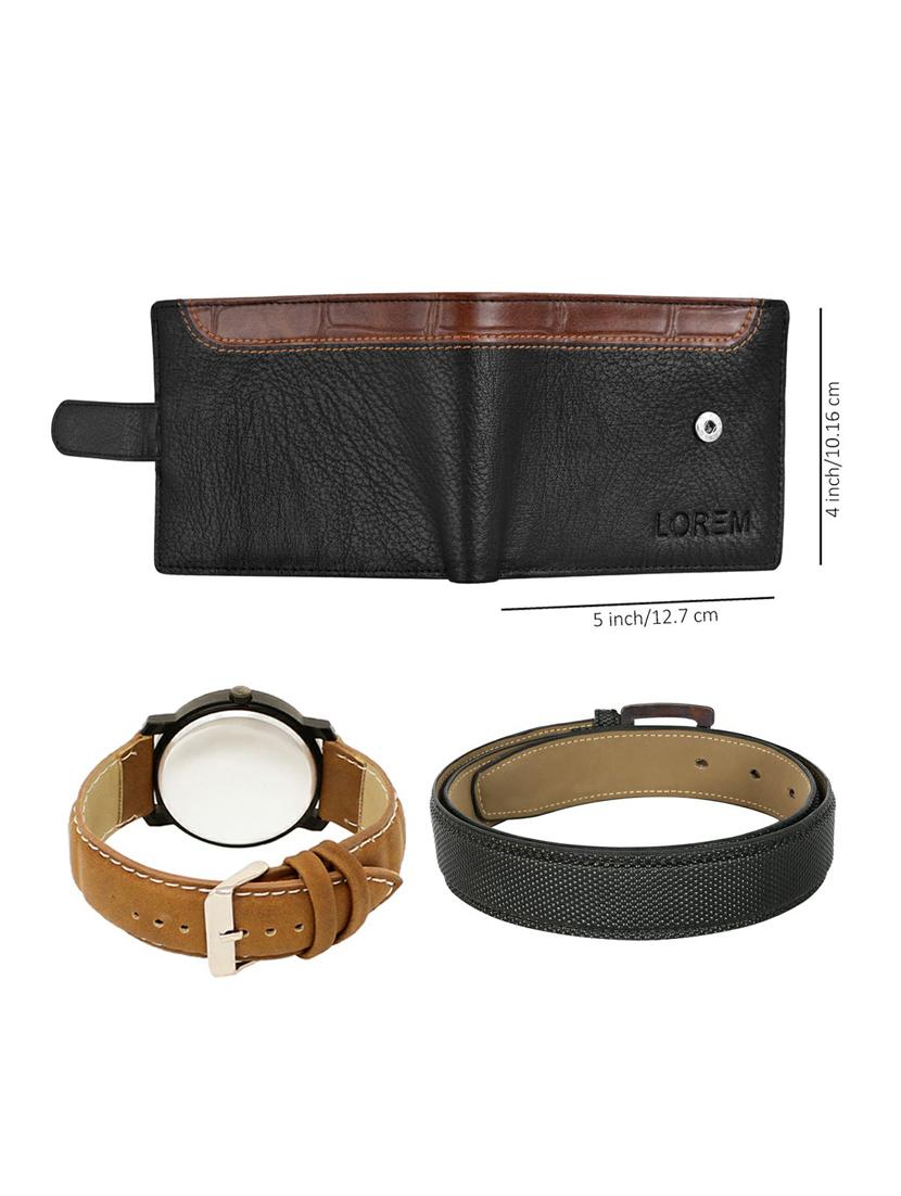 belt, wallet & watch gift combo - 19269208 - Standard Image - 2