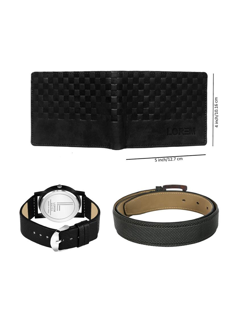belt, wallet & watch gift combo - 19269967 - Standard Image - 2
