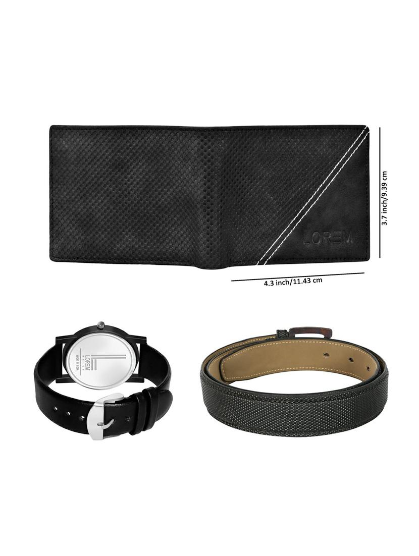 belt, wallet & watch gift combo - 19270053 - Standard Image - 2