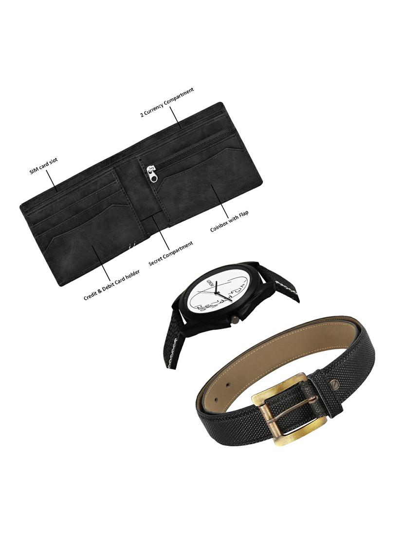 belt, wallet & watch gift combo - 19270234 - Standard Image - 2