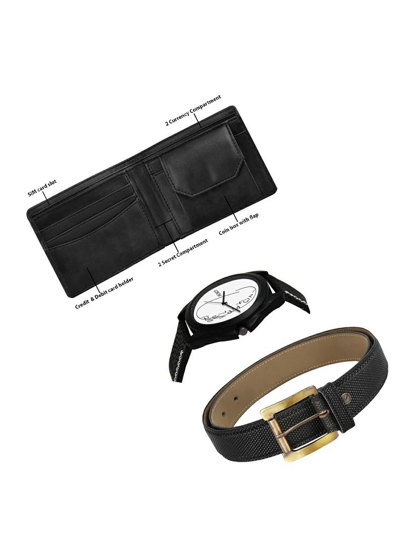 belt, wallet & watch gift combo - 19270239 - Standard Image - 2
