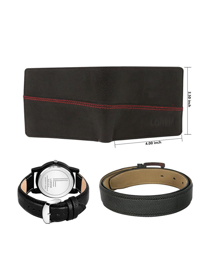 belt, wallet & watch gift combo - 19270341 - Standard Image - 2