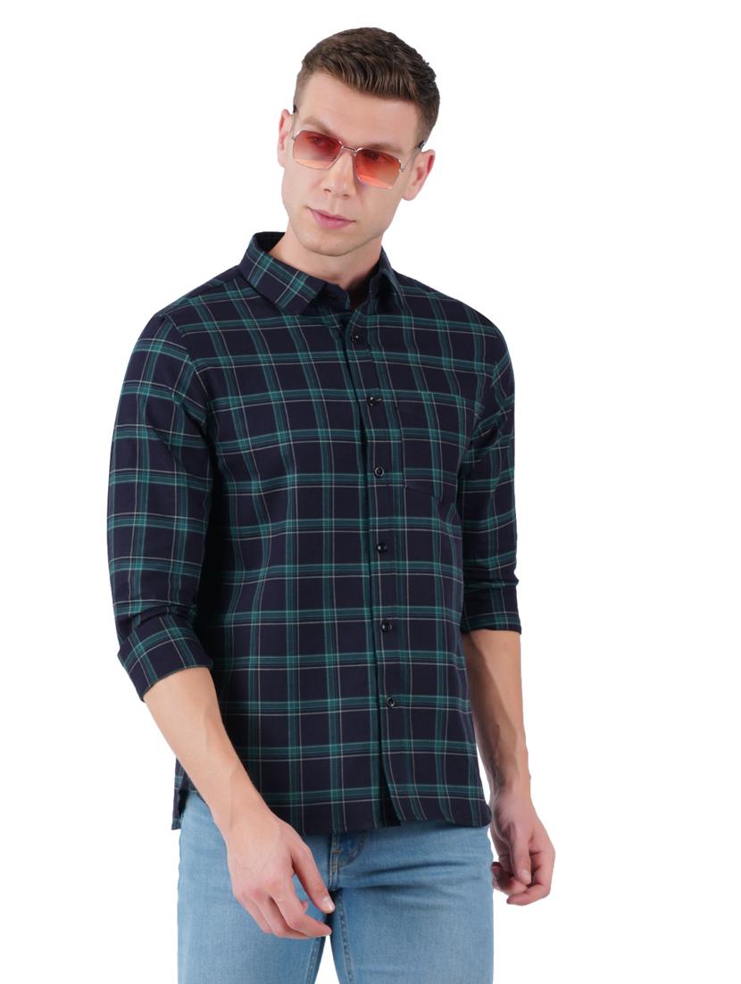 mens checks casual shirt - 19282443 - Standard Image - 2