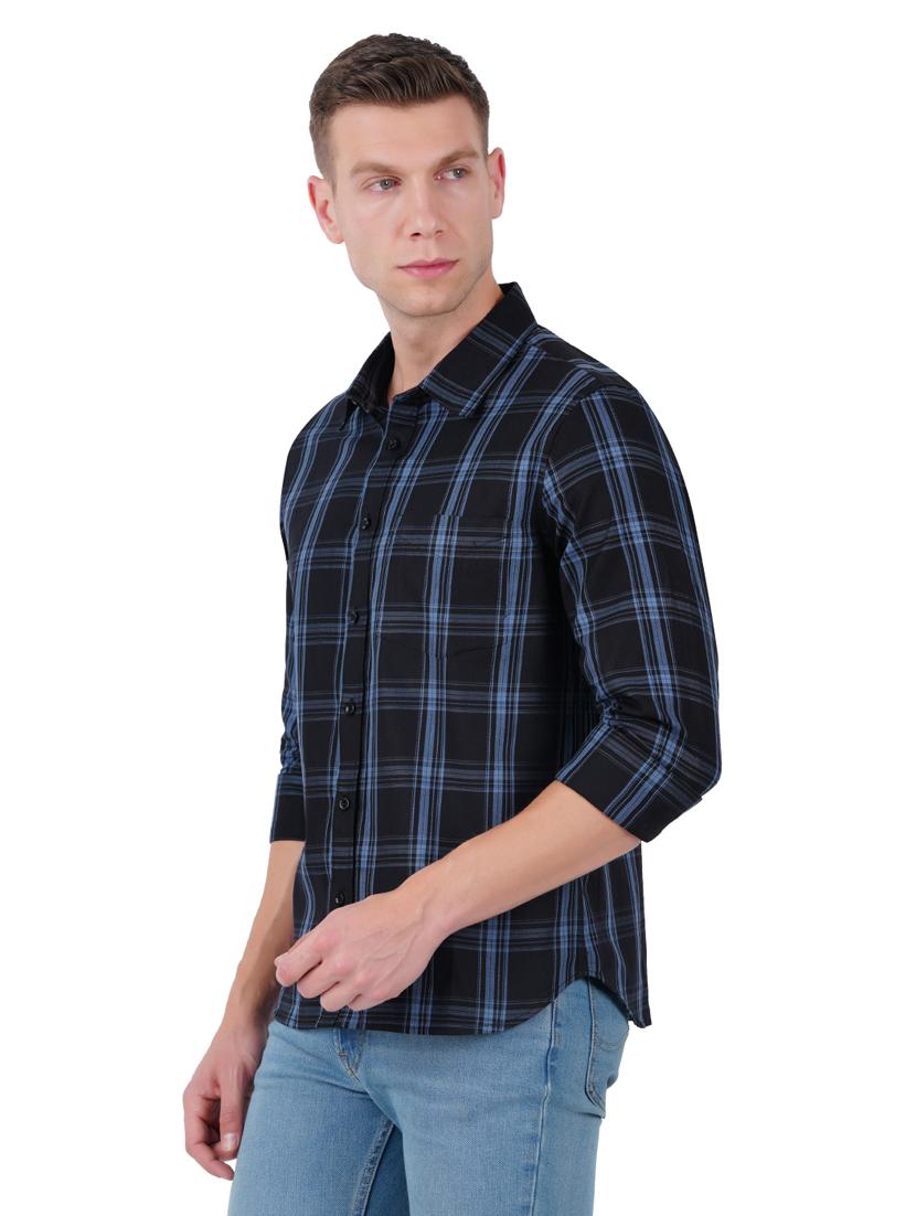 mens checks casual shirt - 19282445 - Standard Image - 2