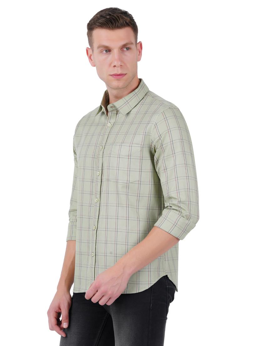 mens checks casual shirt - 19282449 - Standard Image - 2