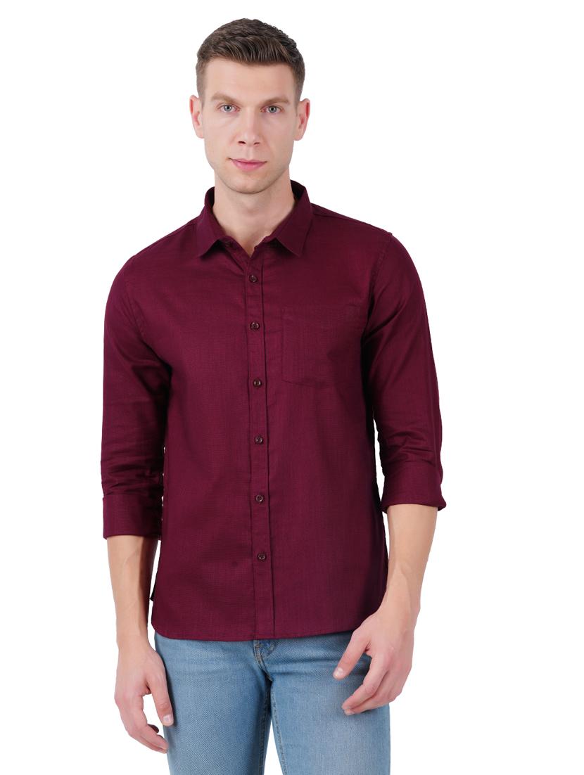 mens solid casual shirt - 19282459 - Standard Image - 2