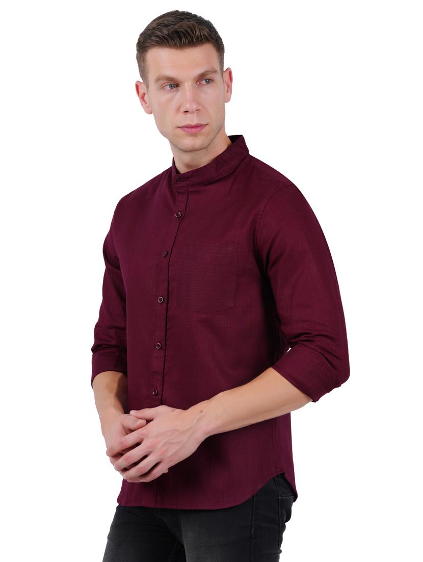 mens solid casual shirt - 19282464 - Standard Image - 2