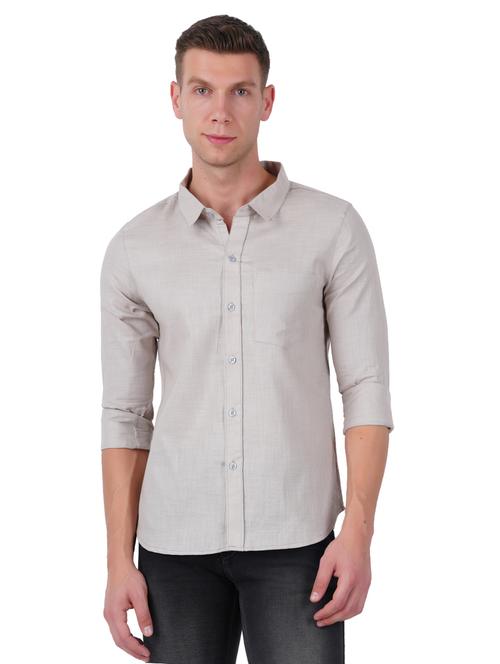 mens solid casual shirt - 19282468 -  Standard Image - 0