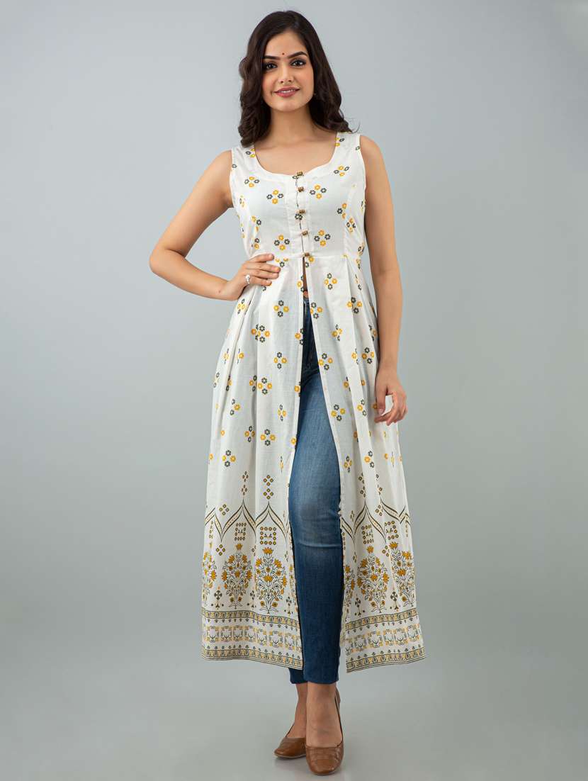 women's front slit kurta