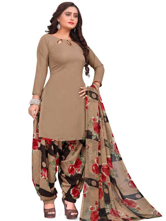 printed unstitched suit set