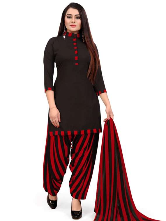 printed unstitched suit set