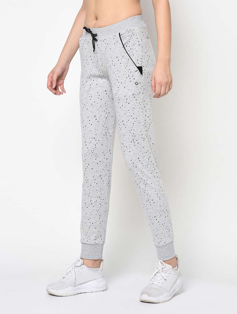 Mid Rise Printed Track Pant