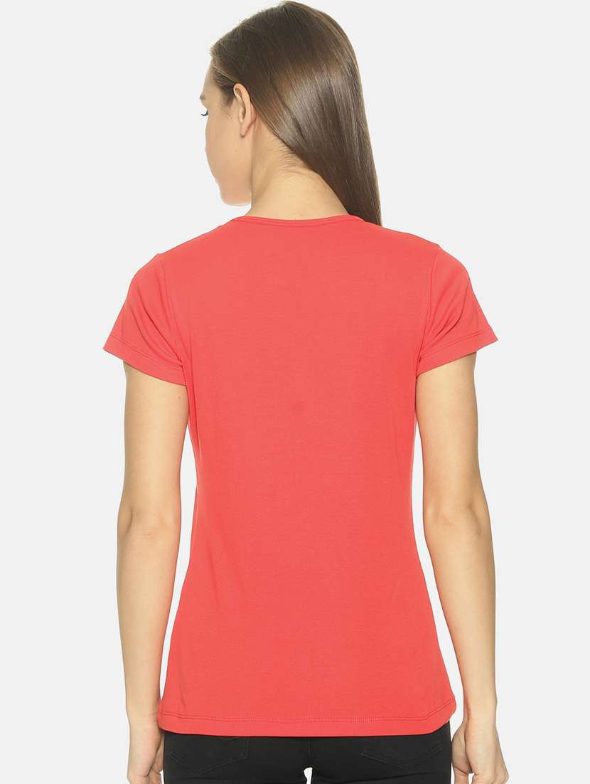 pink cotton blend regular tshirt - 19285218 - Standard Image - 2