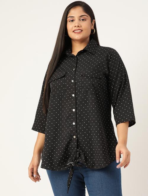 black printed shirt - 19286146 -  Standard Image - 0