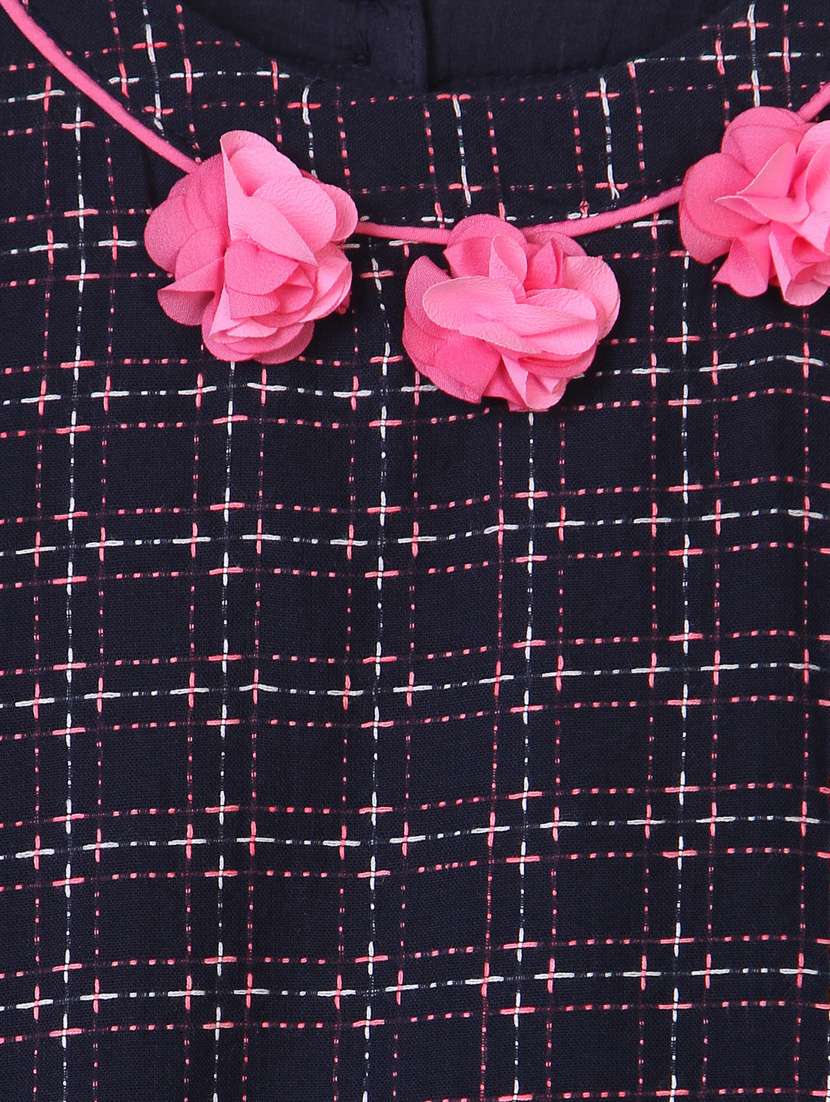 girls round neck long sleeves frock - 19286249 -  Standard Image - 2