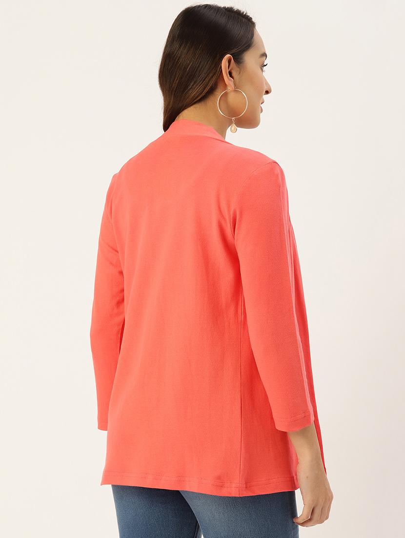 pink solid regular shrug - 19286759 - Standard Image - 2
