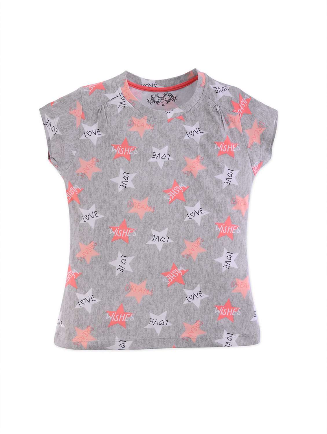 girls crew neck top - 19293260 -  Zoom Image - 0