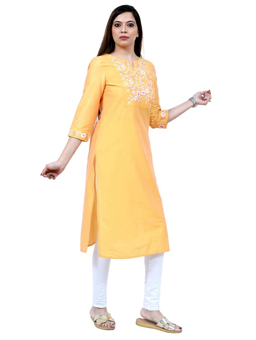 women's straight kurta - 19293539 -  Standard Image - 2