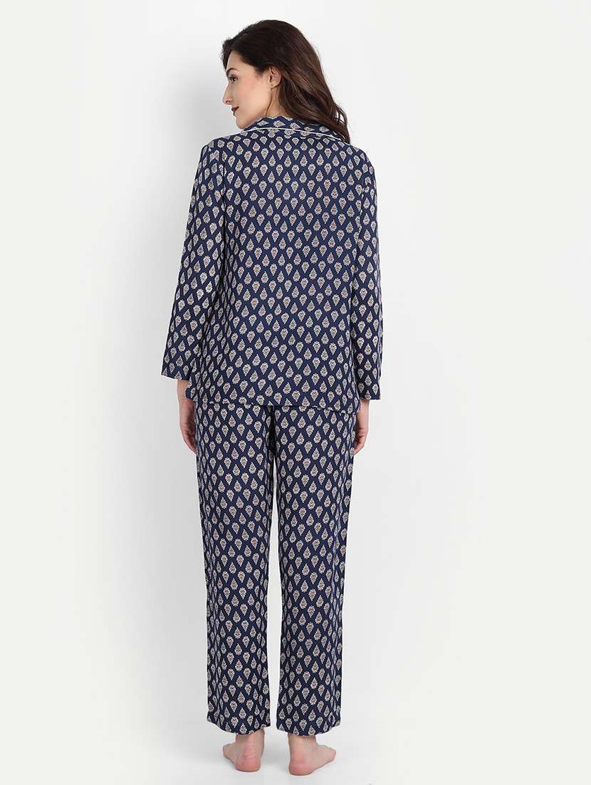 women printed night suit set - 19293989 - Standard Image - 2