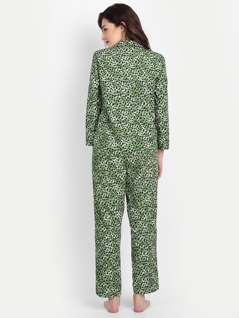 women printed night suit set - 19294004 - Standard Image - 2