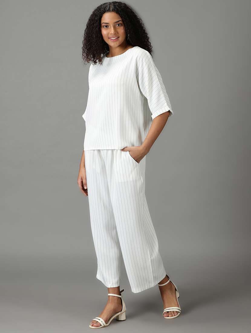 stripes top and trouser set - 19294546 -  Standard Image - 2