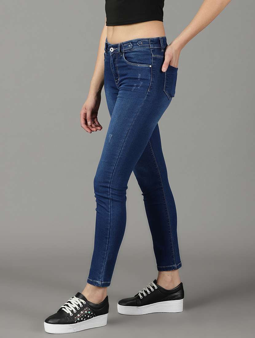 women's distress slim fit jeans - 19294609 -  Standard Image - 2
