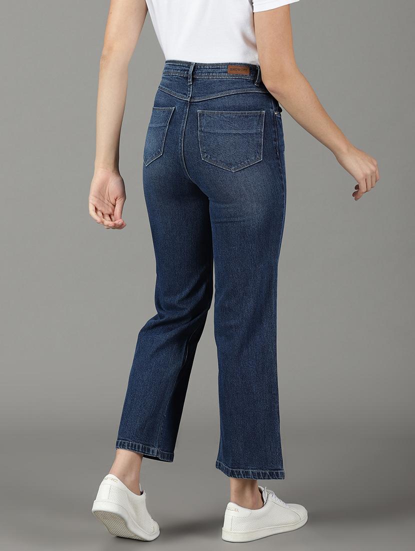 women's distress bootcut jeans - 19294672 - Standard Image - 2