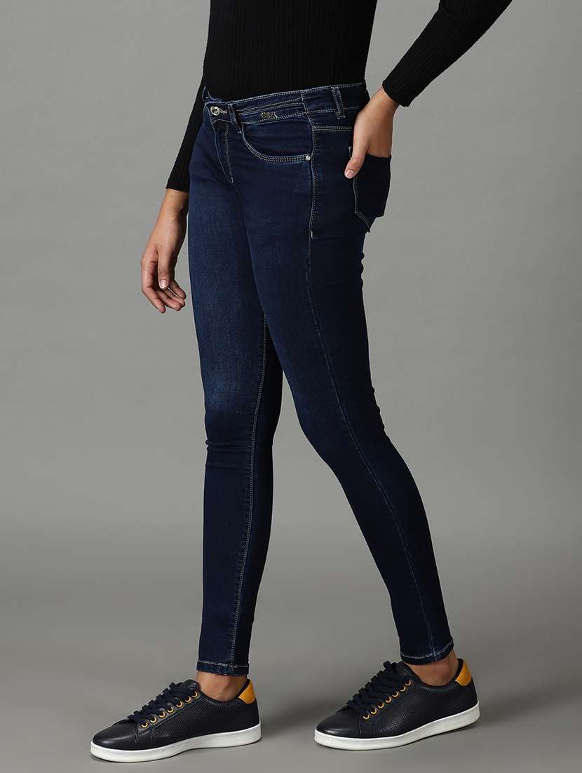 women's plain slim fit jeans - 19294697 -  Standard Image - 2