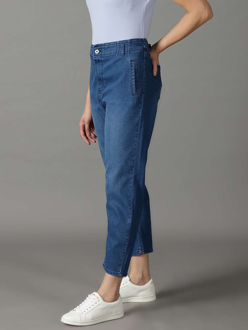 women's plain mom fit jeans - 19294764 -  Standard Image - 2