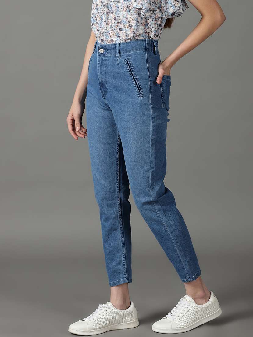 women's plain mom fit jeans - 19294797 -  Standard Image - 2