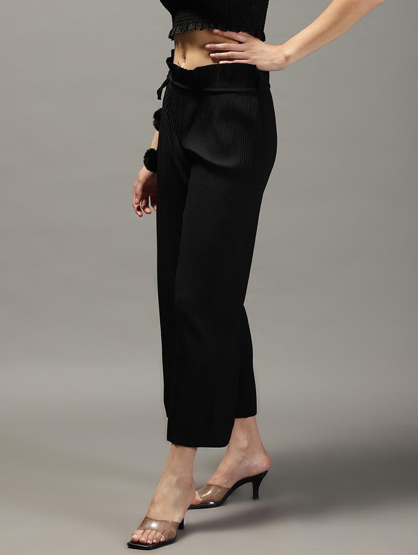 black solid trouser - 19295315 - Standard Image - 2