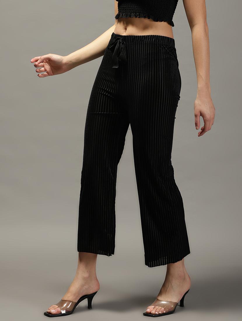 black solid trouser - 19295323 - Standard Image - 2