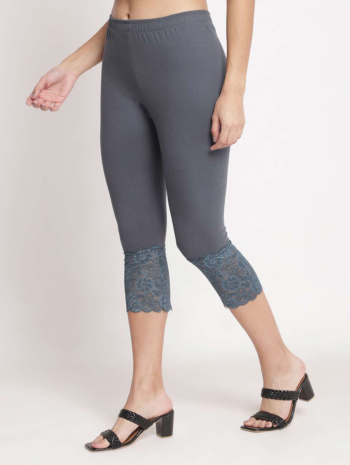 pack of 2 solid leggings capri - 19295539 - Standard Image - 2