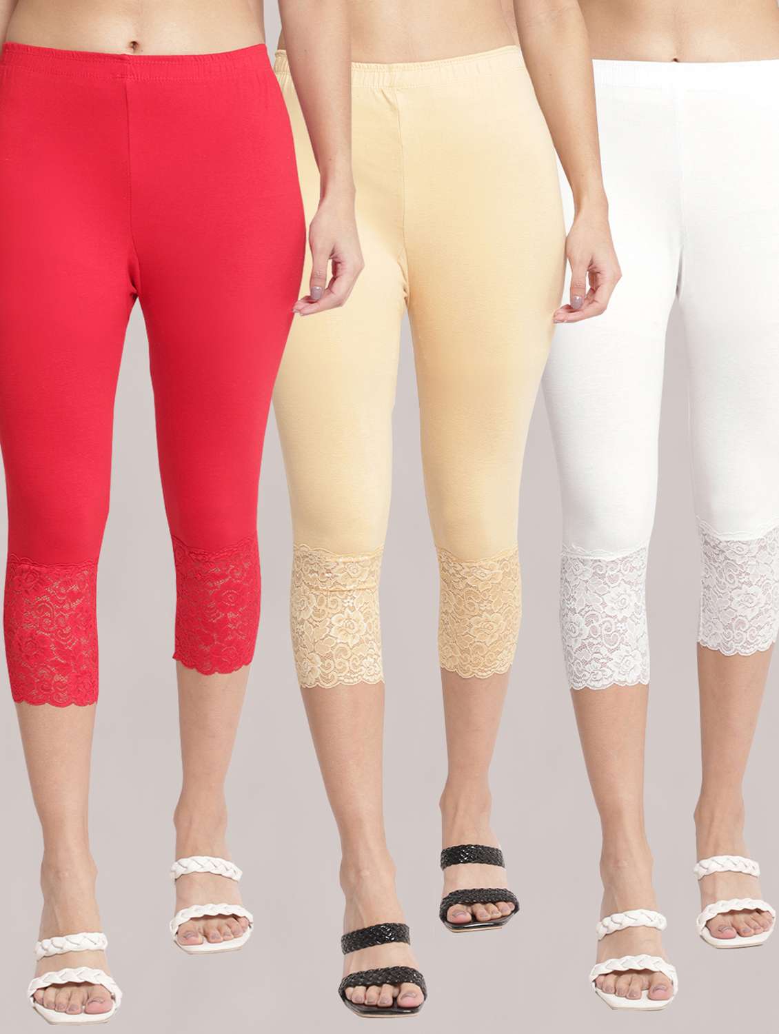 pack of 3 capri leggings 