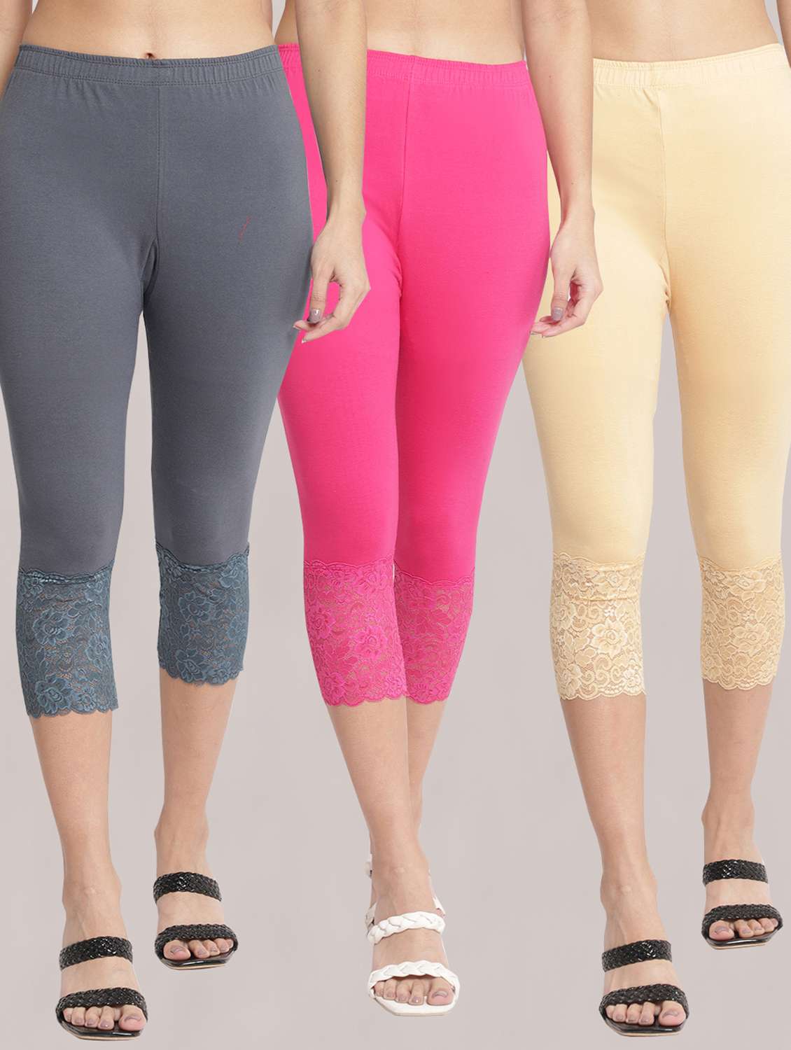 pack of 3 capri leggings 