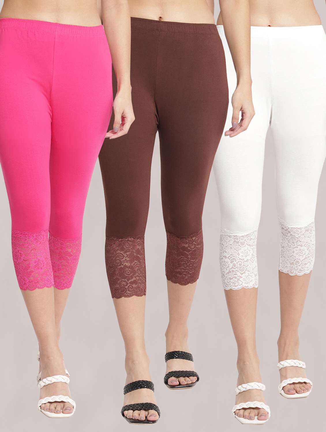 pack of 3 capri leggings 