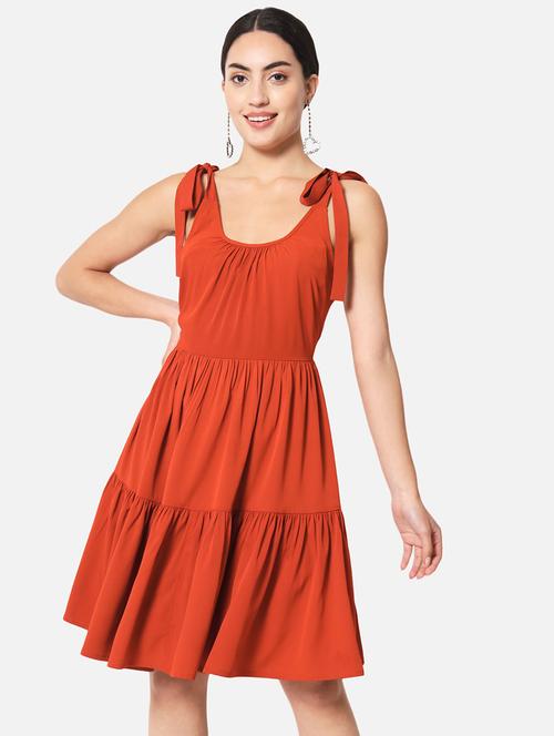 women's solid tiered dress  - 19296308 -  Standard Image - 0