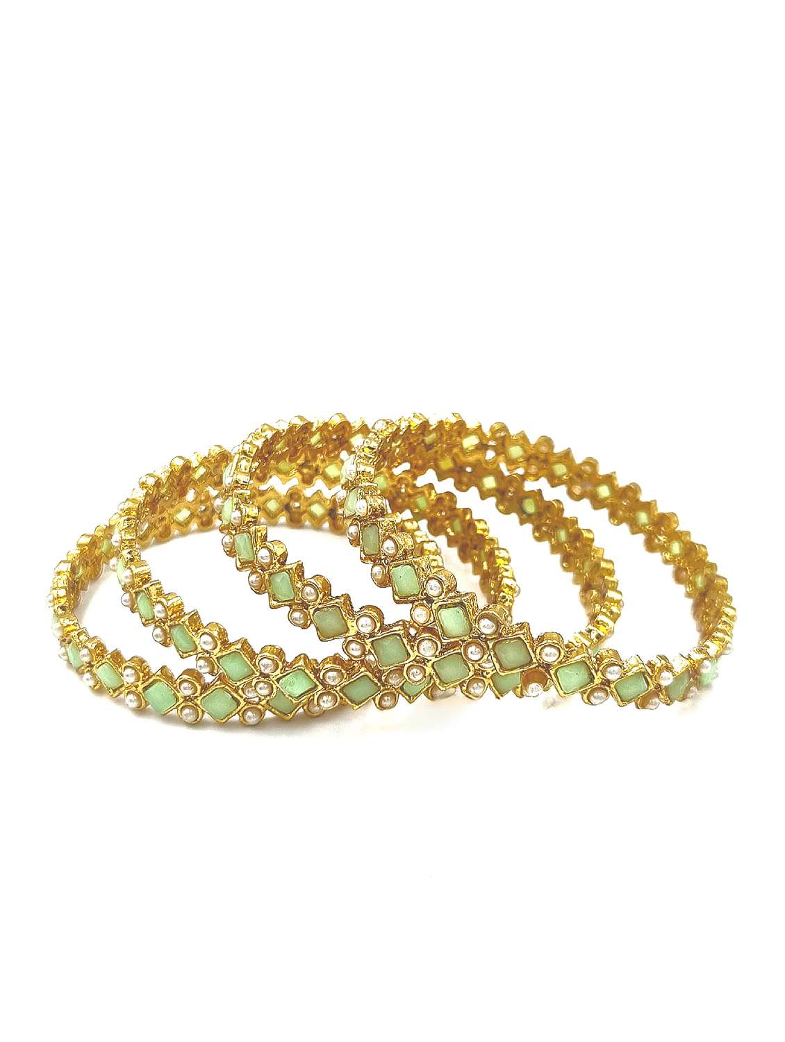 gold plated bangle set - 19297942 -  Standard Image - 2