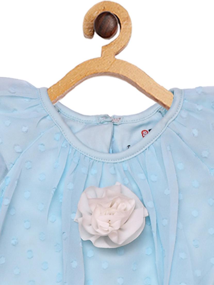 girls round neck cap sleeve frock - 19298195 - Standard Image - 2